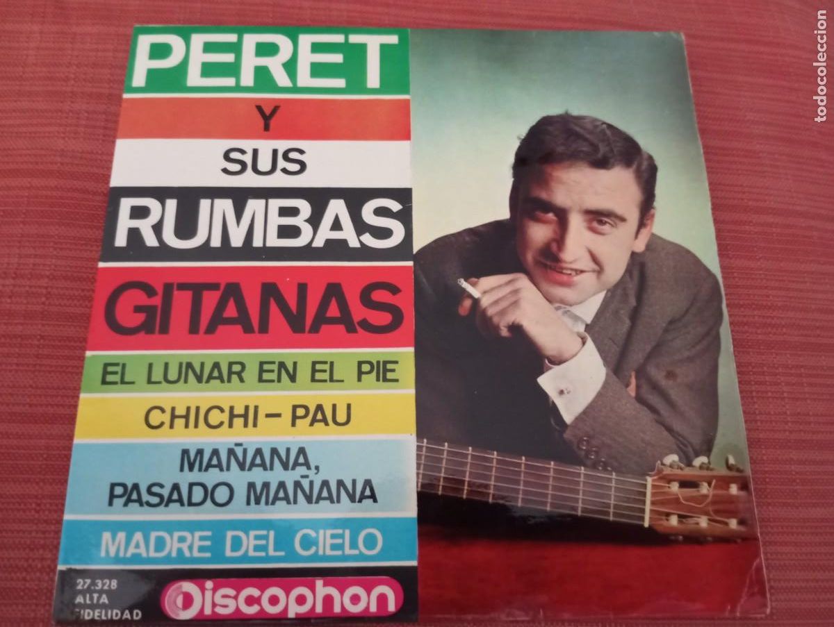 Discos de vinilo: PERET, EL LUNAR EN EL PIE, CHICHI PAU, SINGLE DE VINILO - Foto 1