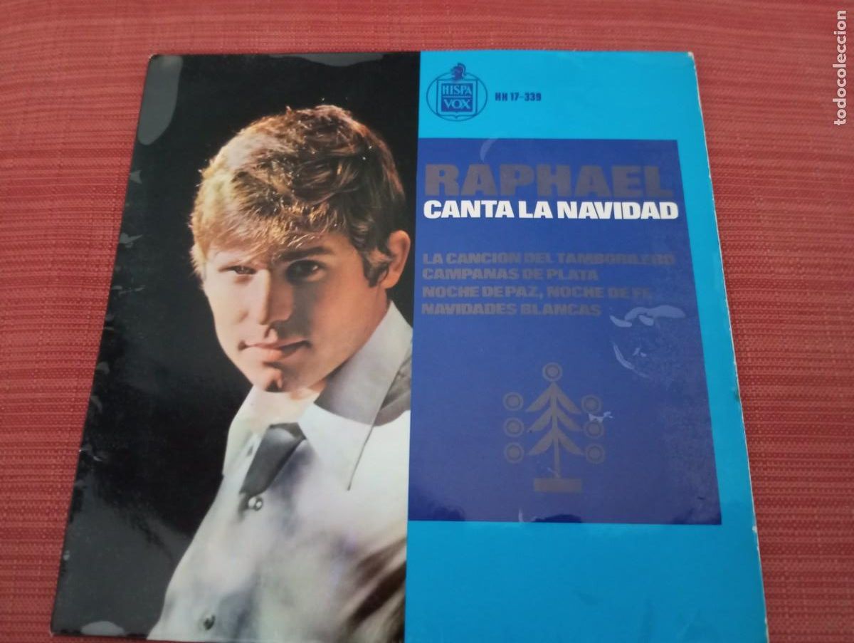 Discos de vinilo: RAPHAEL, TAMBORILERO, NOCHE DE PAZ, SINGLE DE VINILO - Foto 1