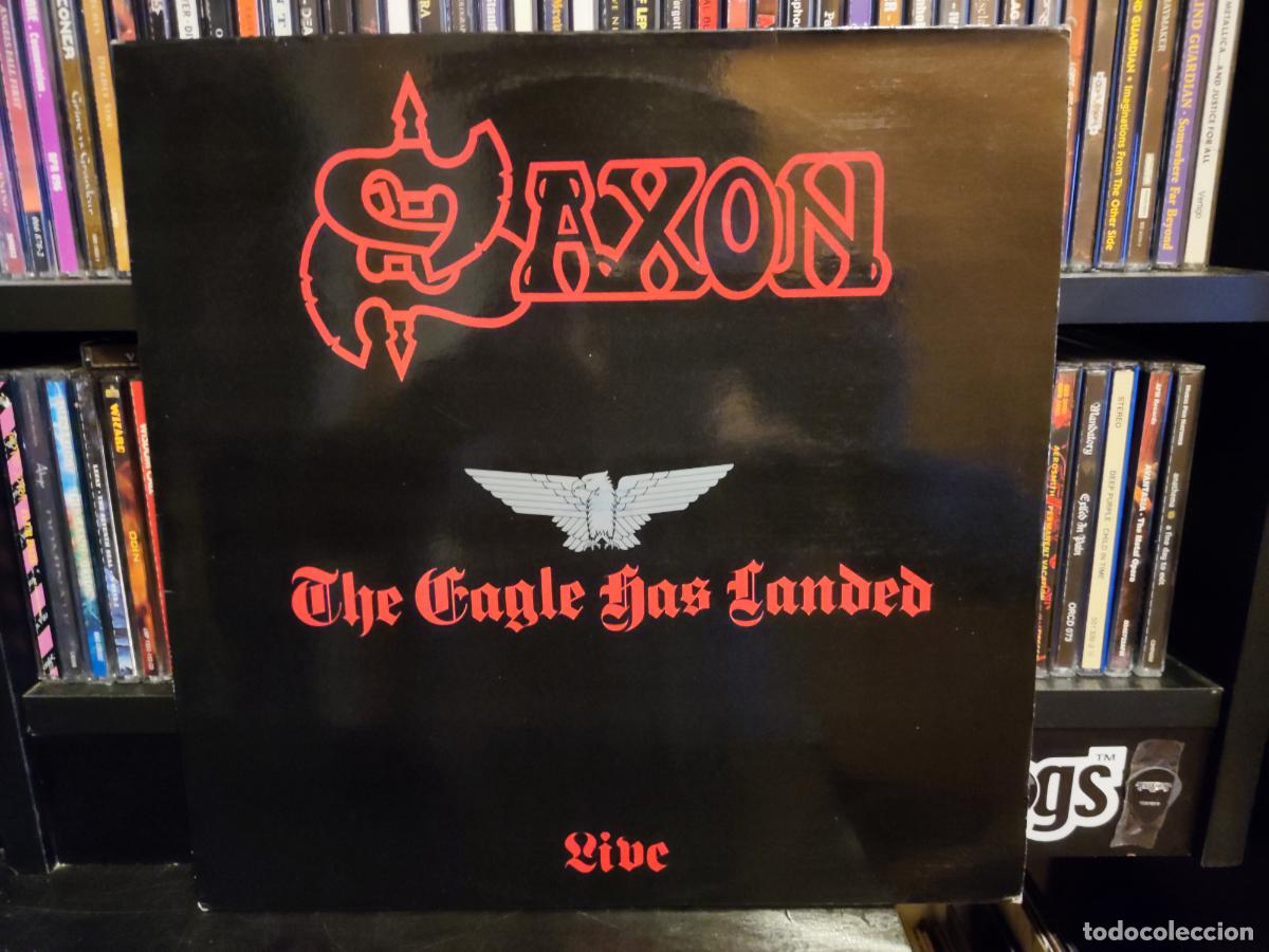Discos de vinilo: SAXON - THE EAGLE HAS LANDED (LIVE) - Foto 1
