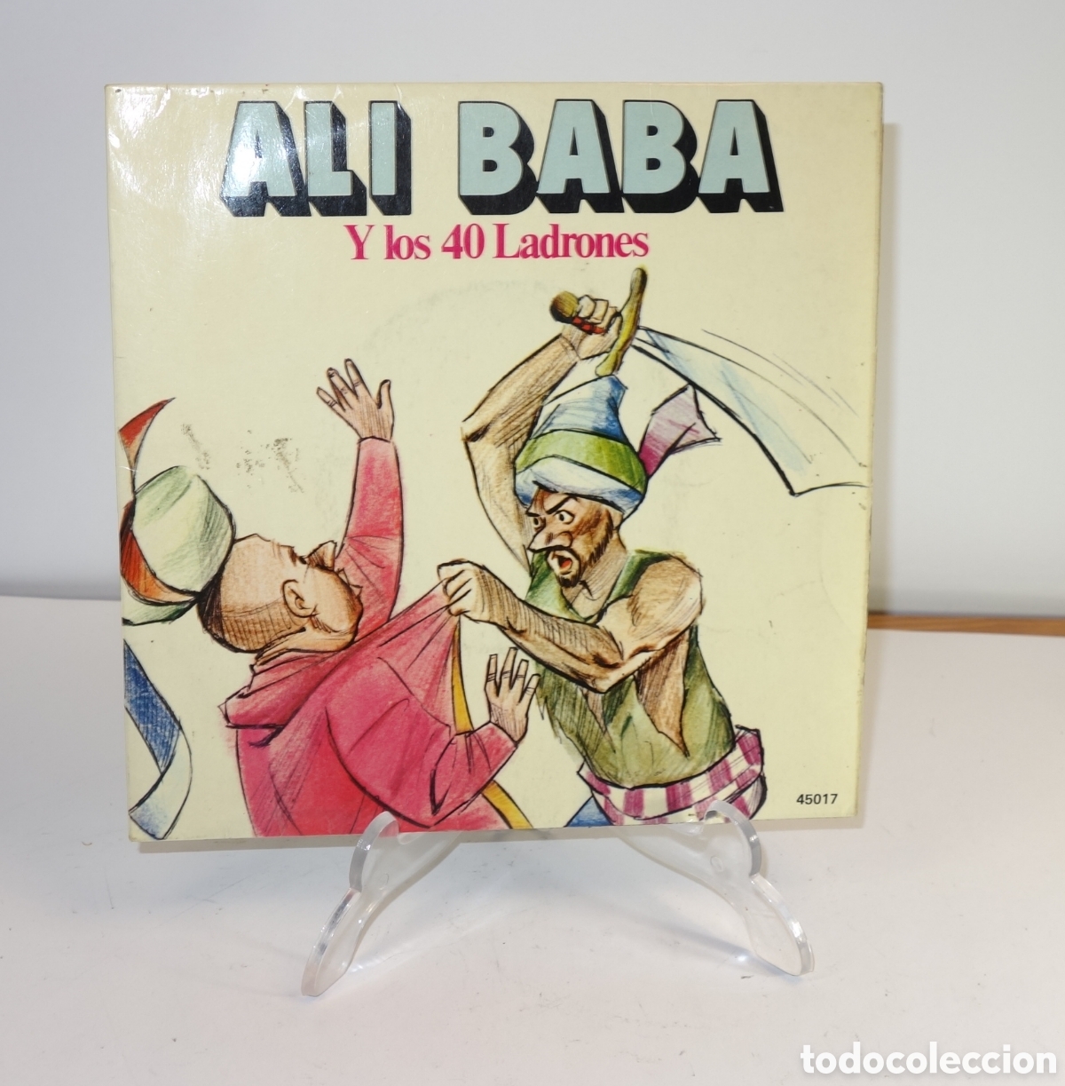 Discos de vinilo: Disco-cuento 45 rpm Ali Baba y los 40 ladrones - Foto 1