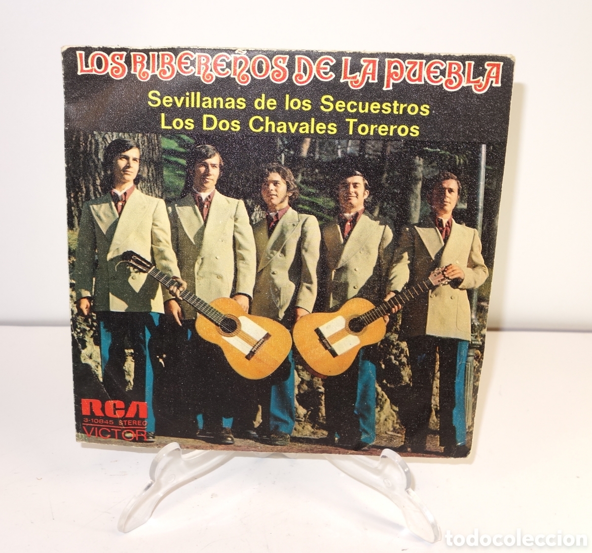 Discos de vinilo: Disco Los Ribere&ntilde;os de la Puebla - Foto 1
