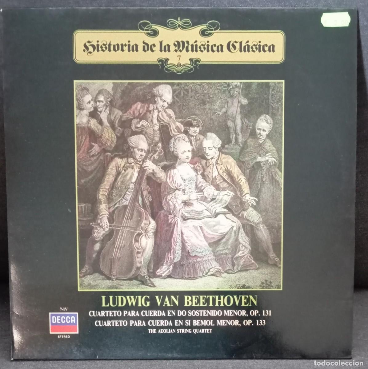 Discos de vinilo: BEETHOVEN - CUARTETO PARA CUERDA - Foto 1