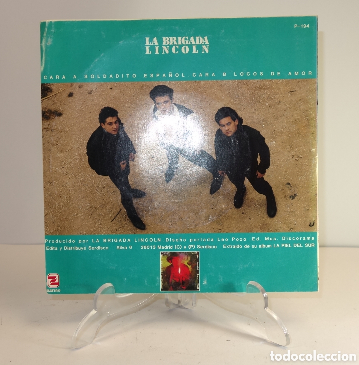 Discos de vinilo: Disco La Brigada Lincoln Soldadito Espa&ntilde;ol - Foto 3