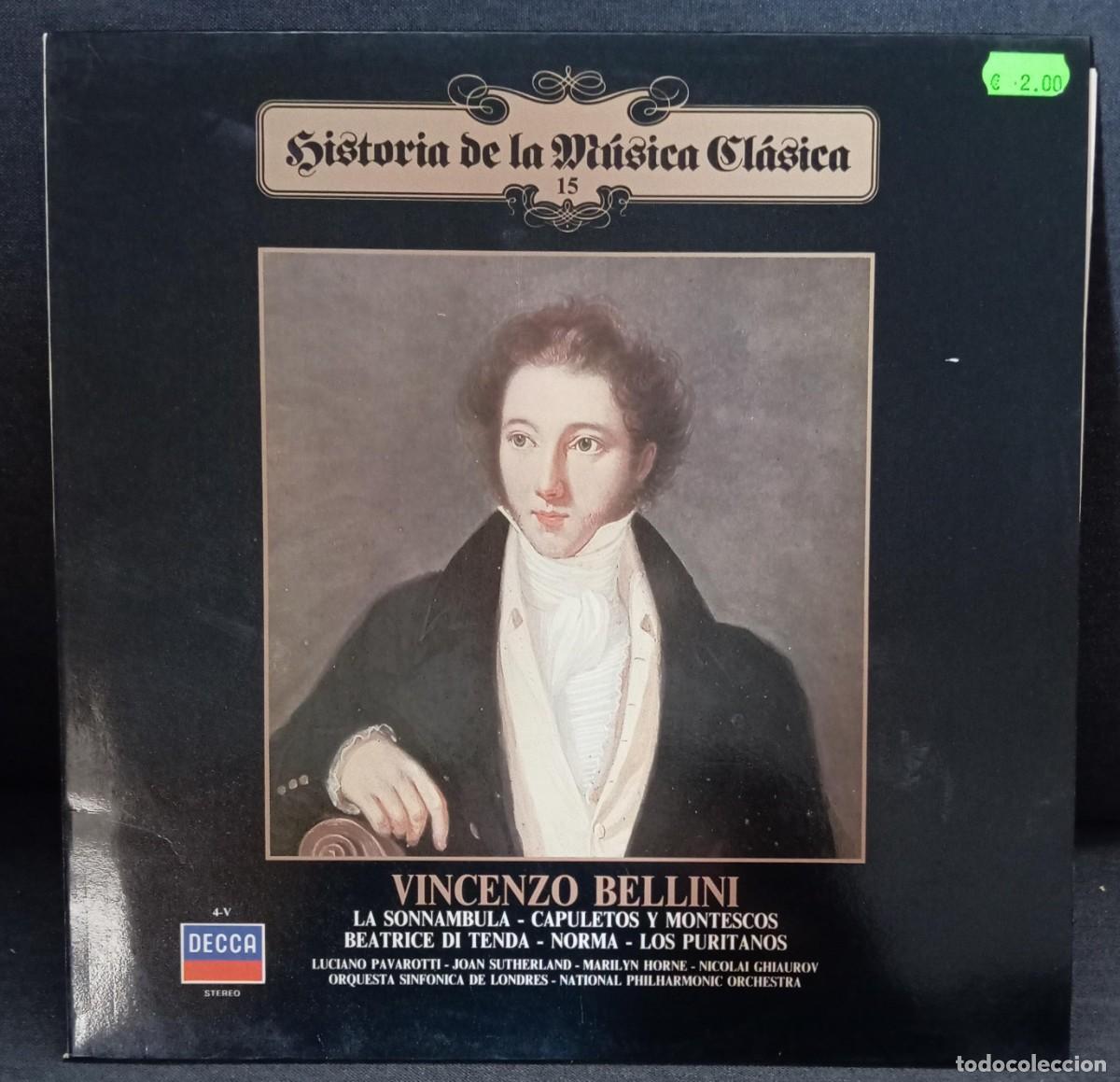 Discos de vinilo: VINILO VINCENZO BELLINI - LA SONNAMBULA - Foto 1