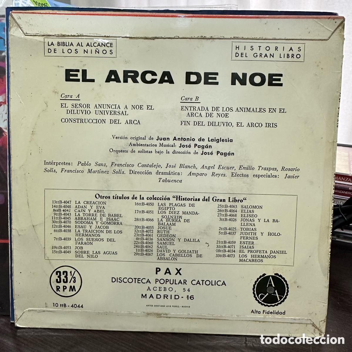 Discos de vinilo: El Arca De No&eacute; (7&rdquo;, EP) - Foto 2