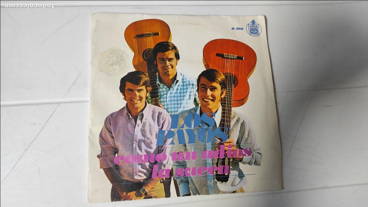 Discos de vinilo: SINGLE LOS PAYOS - COMO UN ADIOS - Foto 1