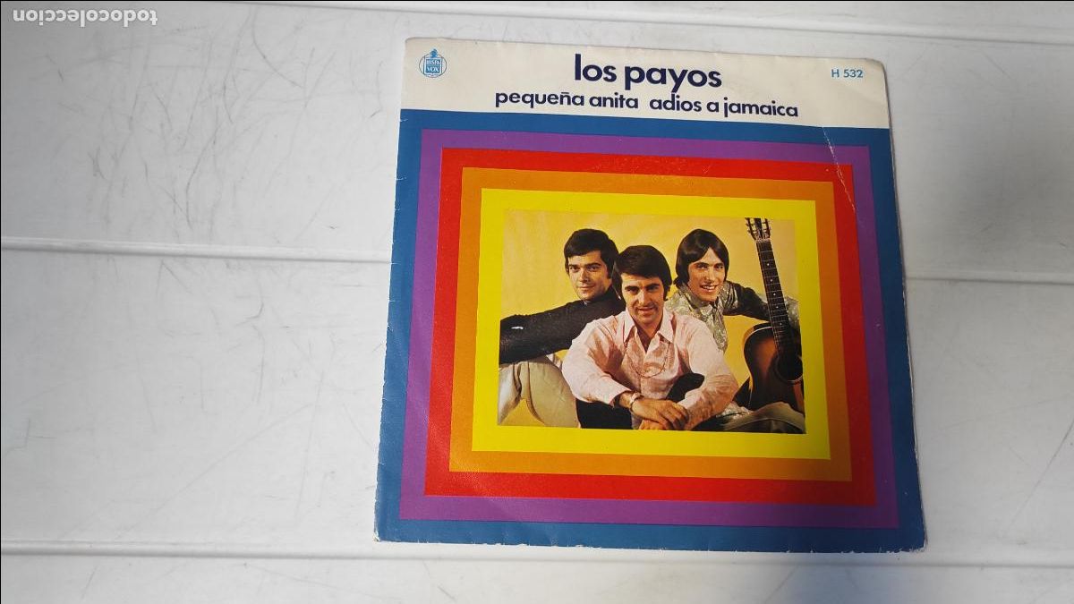Discos de vinilo: SINGLE LOS PAYOS - PEQUE&Ntilde;A ANITA - Foto 1
