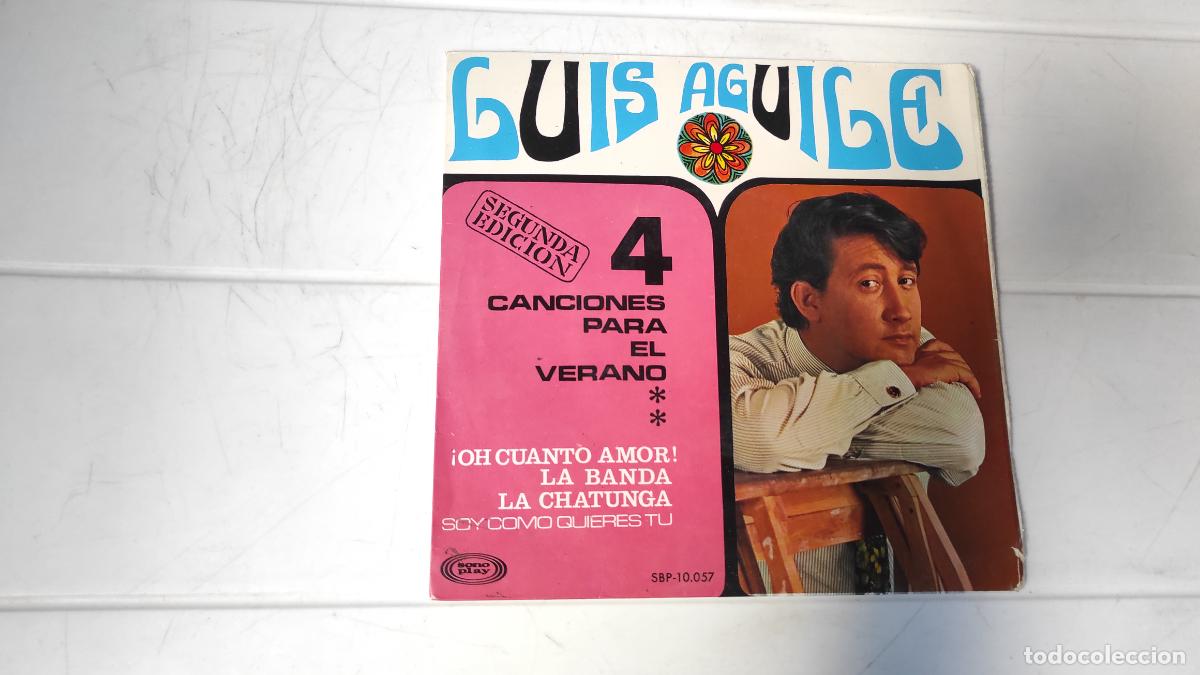 Discos de vinilo: SINGLE LUIS AGUIL&Eacute; - CANCIONES PARA EL VERANO - Foto 1