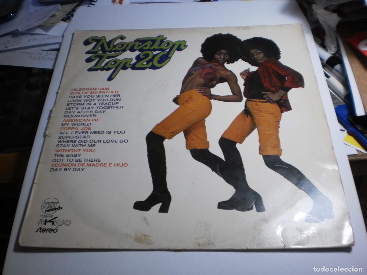 Discos de vinilo: lp nonstop top 20. exit record 1972 spain (buen estado) - Foto 1