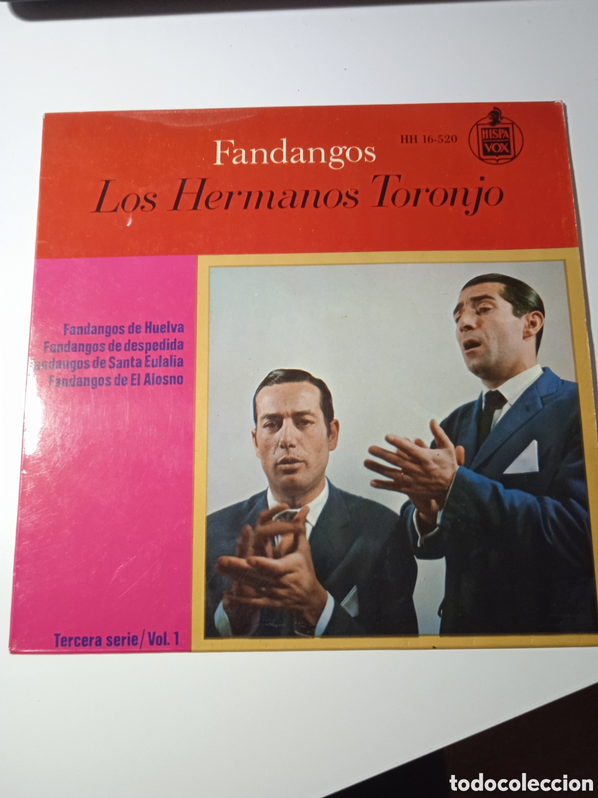 Discos de vinilo: Los hermanos Toronjo, fandangos - Foto 1