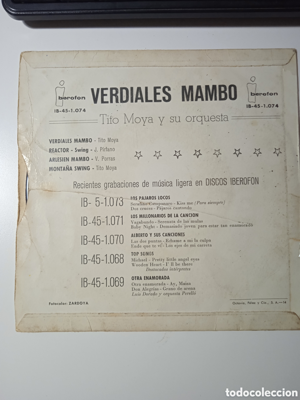 Discos de vinilo: Tito Moya y su orquesta - Foto 2