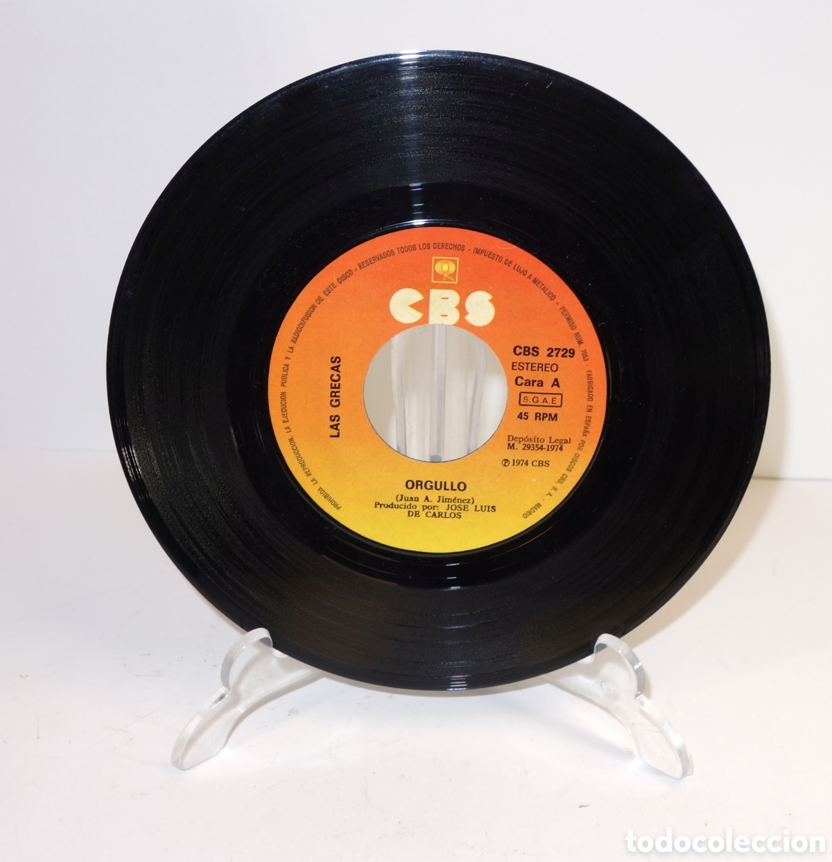 Discos de vinilo: Las Grecas Orgullo La zarzamora - Foto 4