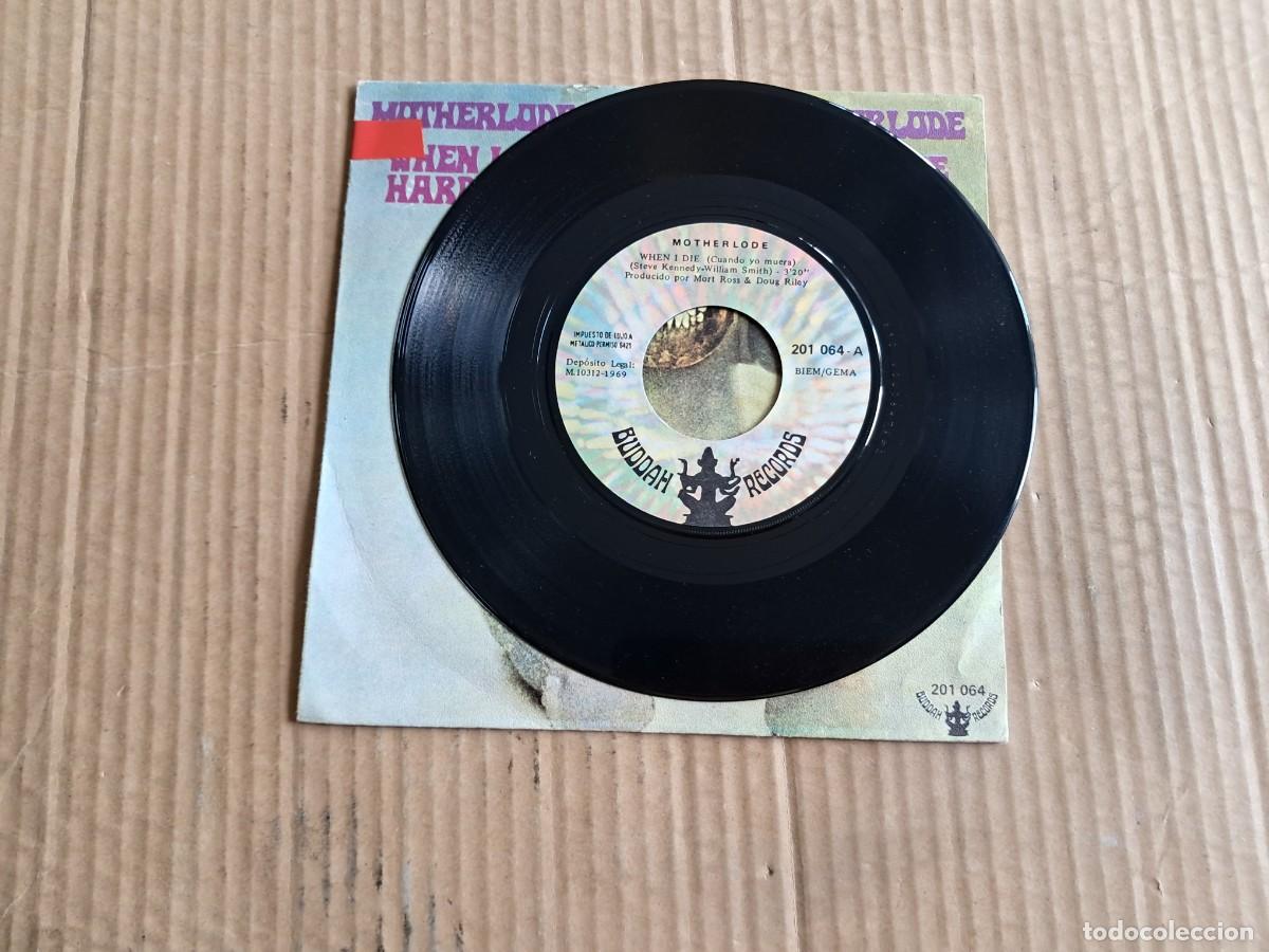 Discos de vinilo: MOTHERLODE - WHEN A DIE SINGLE 1969 EDICION ESPA&Ntilde;OLA - Foto 2