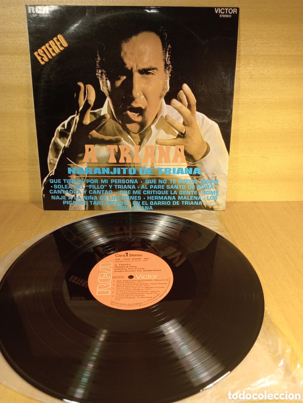 Discos de vinilo: Naranjito de Triana. A Triana. - Foto 1