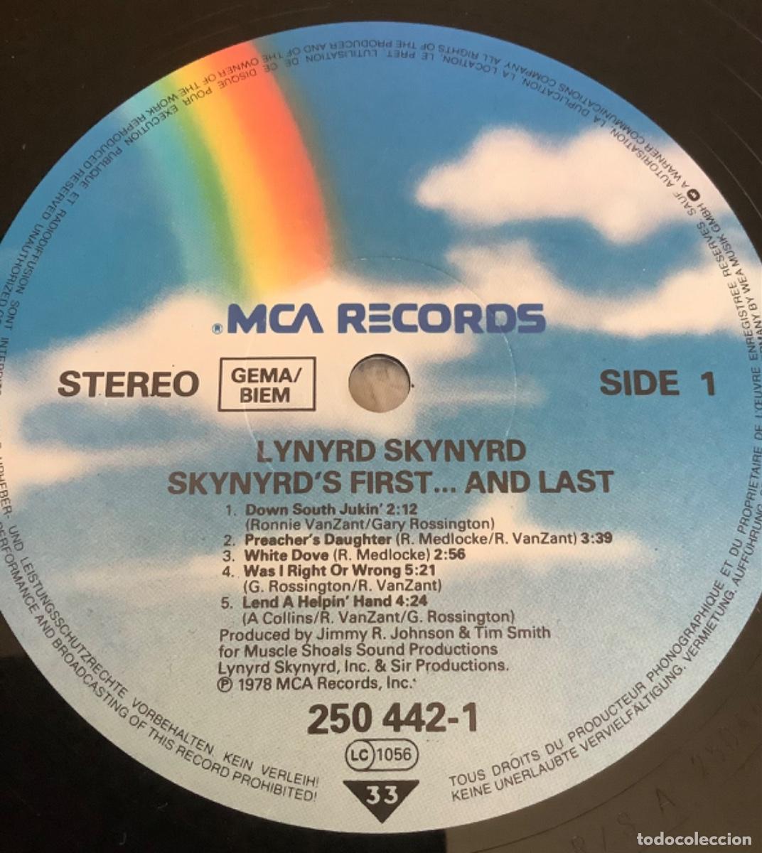 Discos de vinilo: LP LYNYRD SKYNYRD-FIRST AND&hellip;LAST - Foto 5