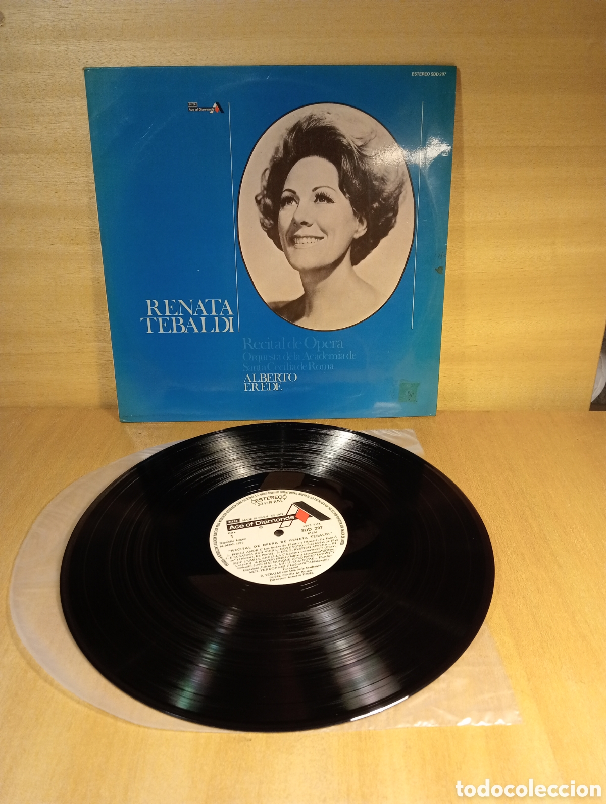 Discos de vinilo: Renata Tebaldi. Recital de &Oacute;pera. Alberto Erede. - Foto 1