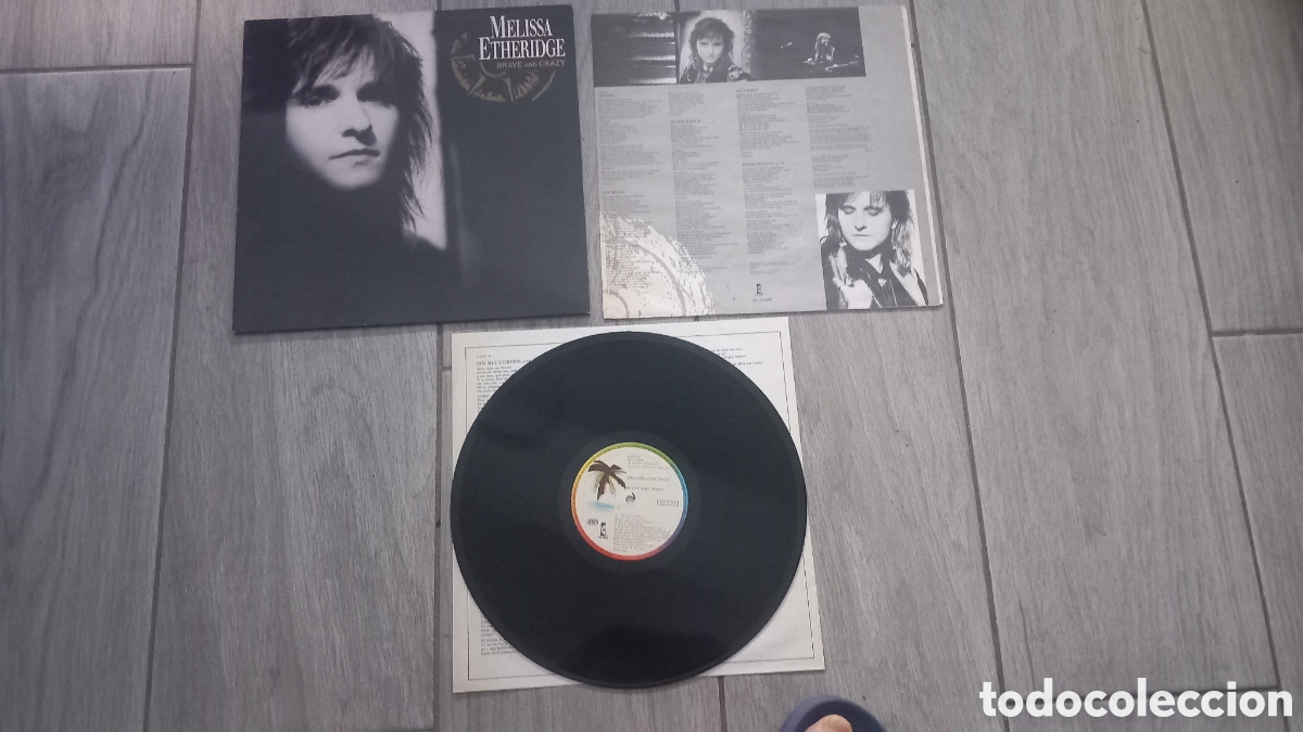 Discos de vinilo: MELISSA ETHERIDGE - BRAVE AND CRAZY - SPAIN - ISLAND RECORDS - CMO - - Foto 1