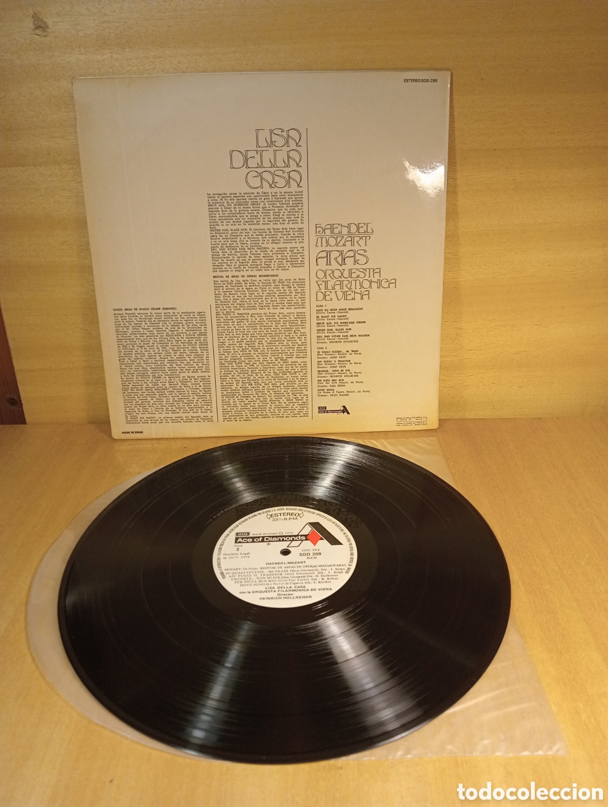 Discos de vinilo: Lisa Della Casa. Haendel, Mozart. - Foto 2