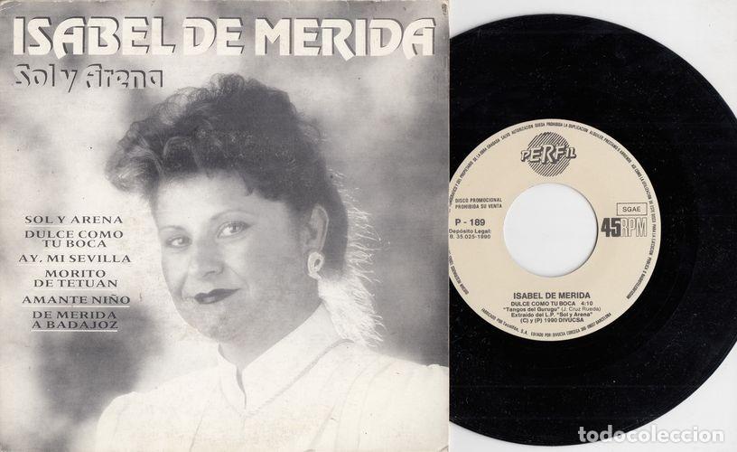 Discos de vinilo: ISABEL DE MERIDA - SOL Y ARENA - EP DE VINILO - C- 2 - Foto 1