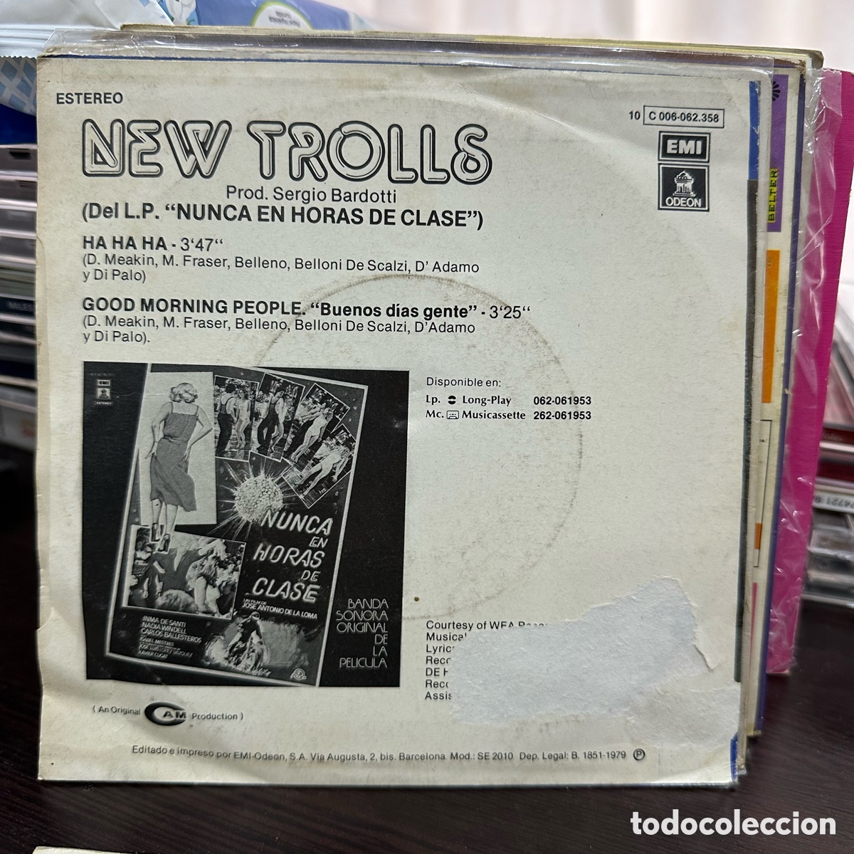 Discos de vinilo: New Trolls - Ha Ha Ha (7&rdquo;, Single) - Foto 2