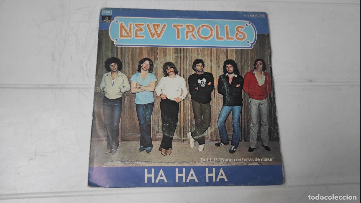 Discos de vinilo: SINGLE NEW TROLLS - HA HA HA - Foto 1