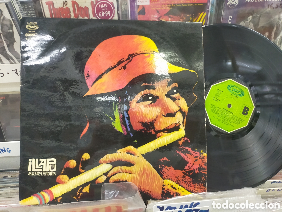 Vinyl records: Illapu LP m&uacute;sica andina Espa&ntilde;a 1975