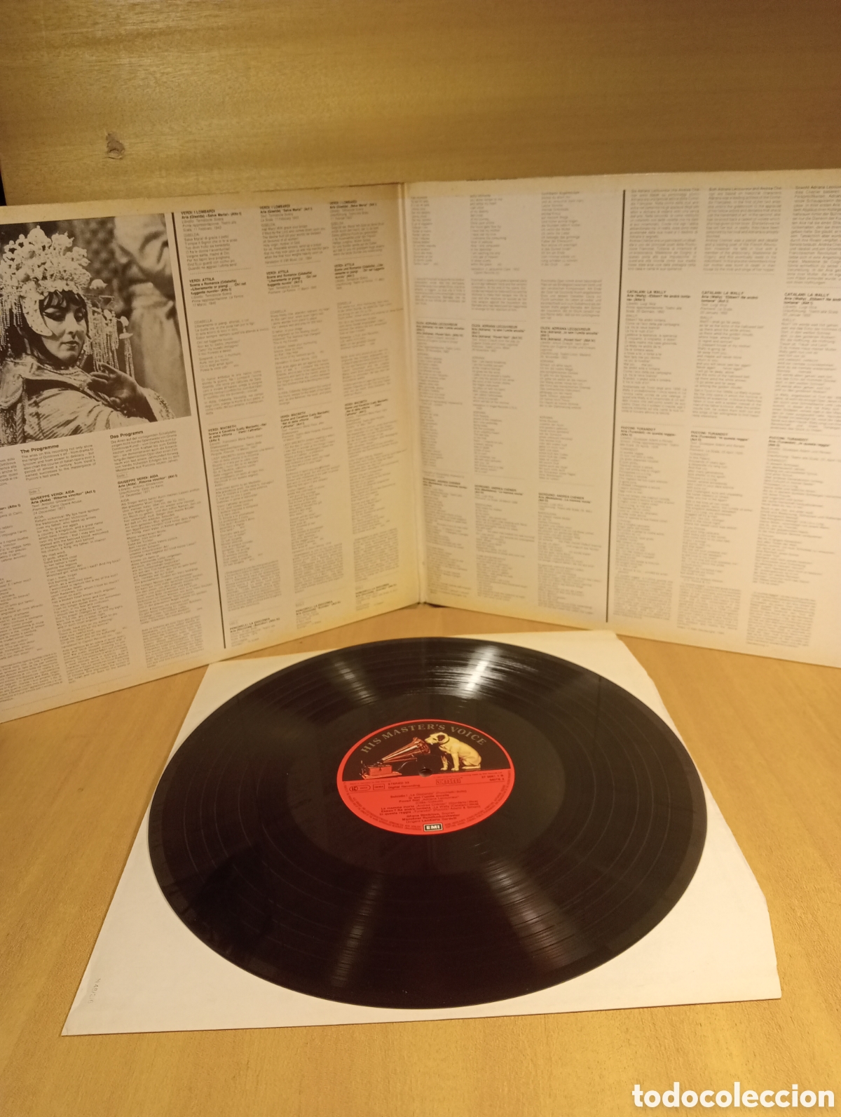 Discos de vinilo: Ghena Dimitrova. Opera Arias. - Foto 2