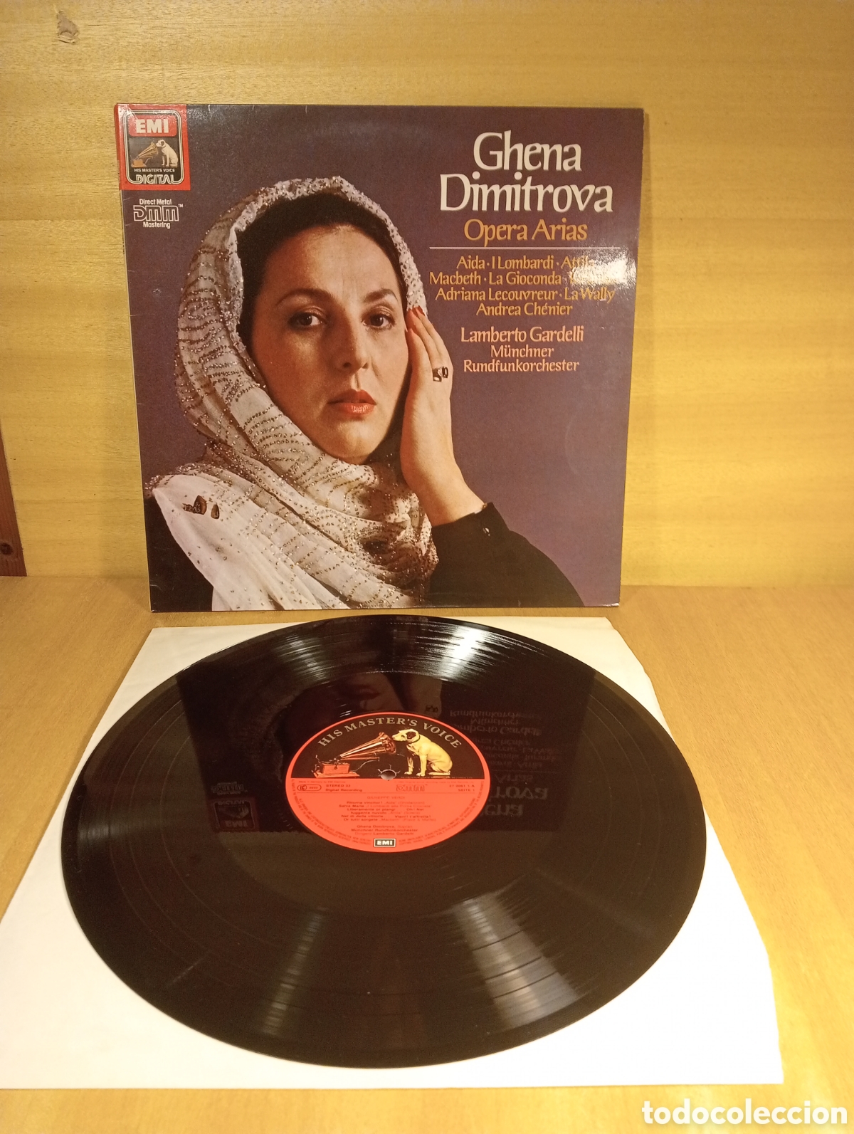 Discos de vinilo: Ghena Dimitrova. Opera Arias. - Foto 1