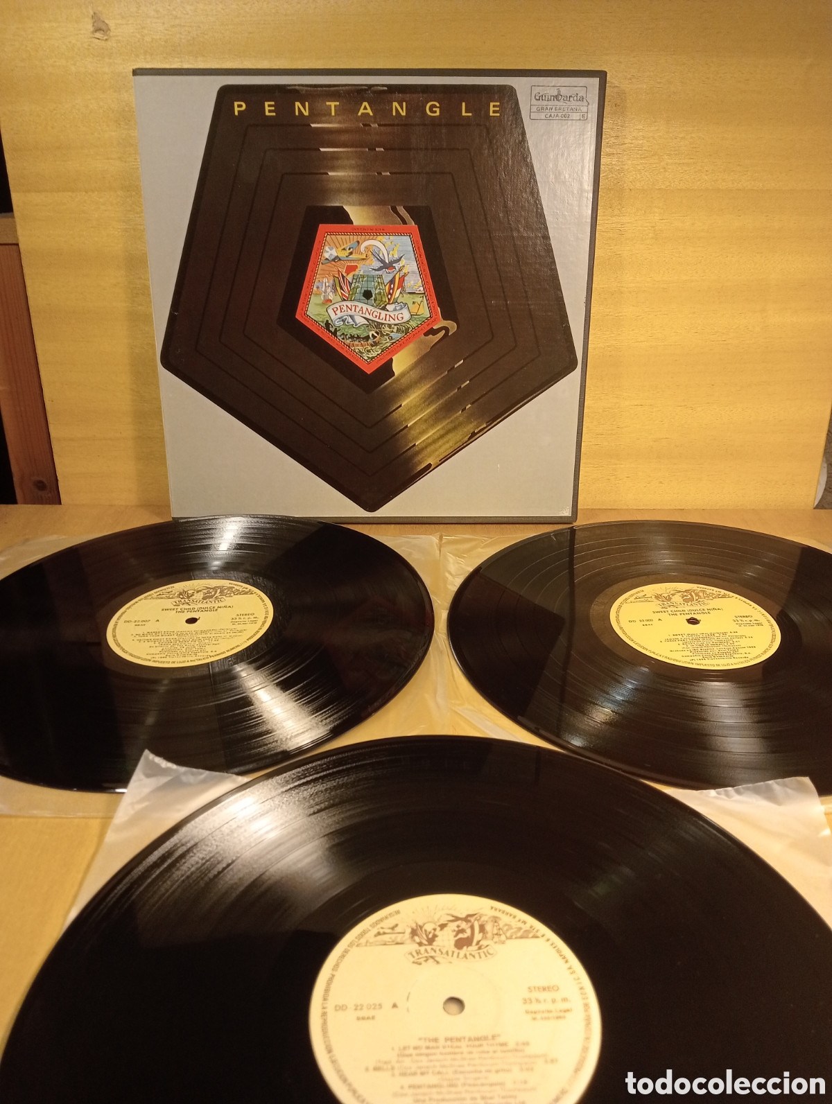 Discos de vinilo: Pentangle. Pentangling. Box 3 Lps. Guimbarda. - Foto 1