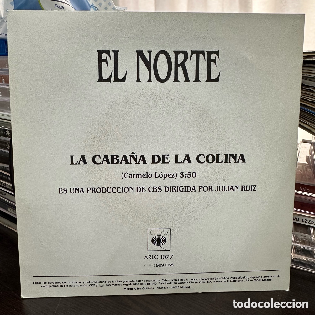 Discos de vinilo: El Norte - La Caba&ntilde;a De La Colina (7&rdquo;, Single) - Foto 2