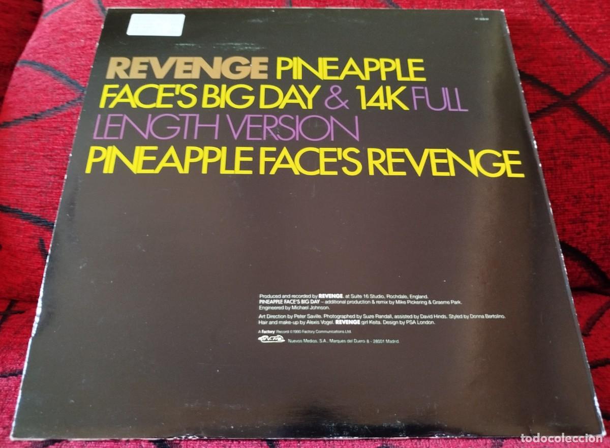 Discos de vinilo: REVENGE ** Pineapple Face ** MAXI SINGLE VINILO 1990 - Foto 2