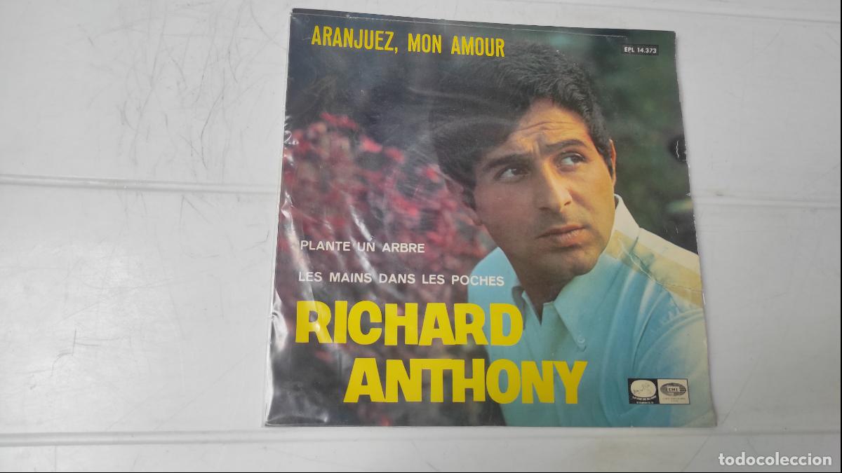 Discos de vinilo: SINGLE RICHARD ANTHONY - ARANJUEZ, MON AMOUR - Foto 1