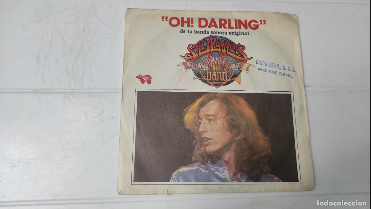 Discos de vinilo: SINGLE ROBIN GIBB &ndash; OH! DARLING - Foto 1
