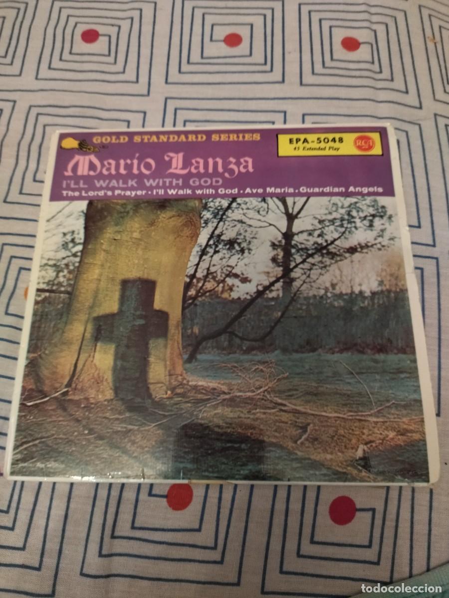 Discos de vinilo: Mario Lanza &ndash; Ill Walk With God - Foto 1