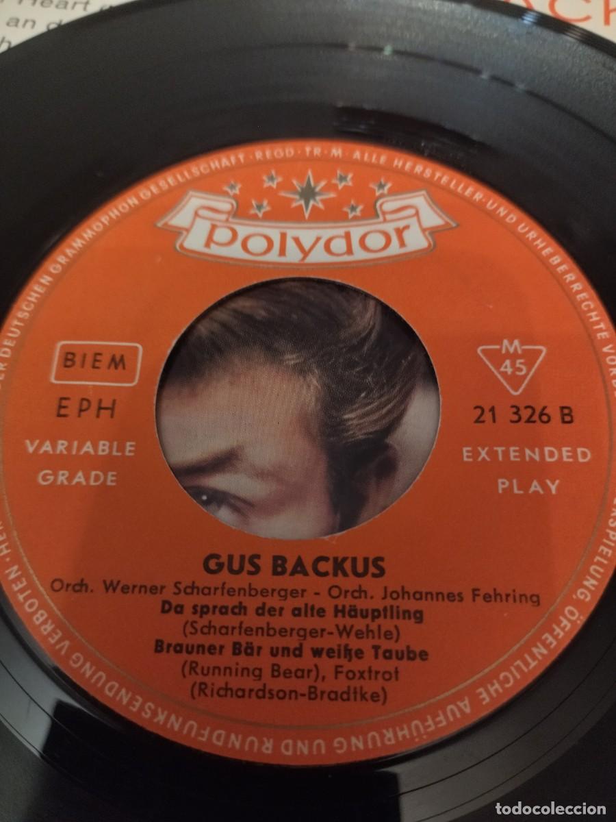 Discos de vinilo: Gus Backus &ndash; Wooden Heart, 1961 - Foto 4