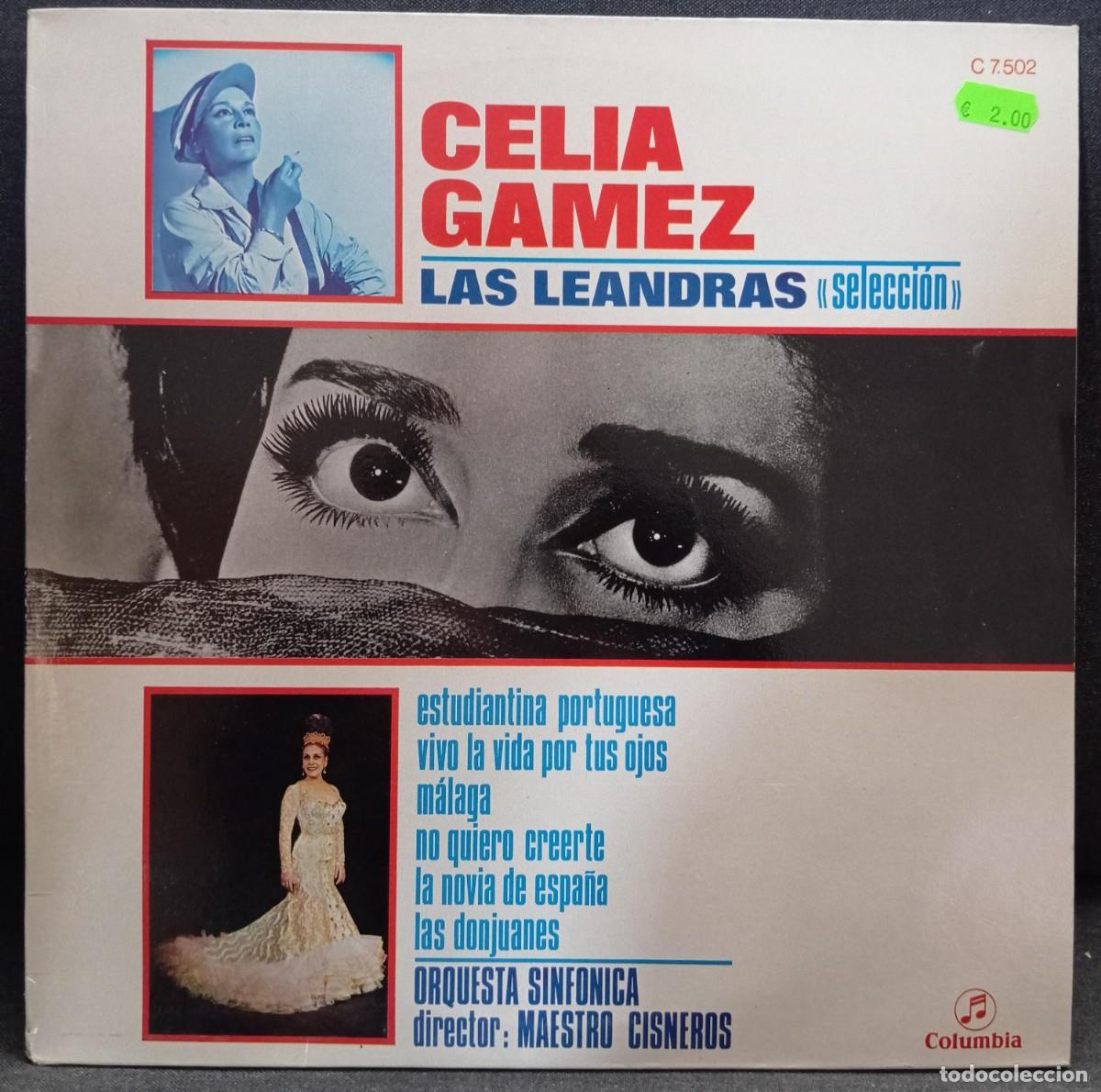 Discos de vinilo: VINILO CELIA GAMEZ - LAS LEANDRAS - Foto 1
