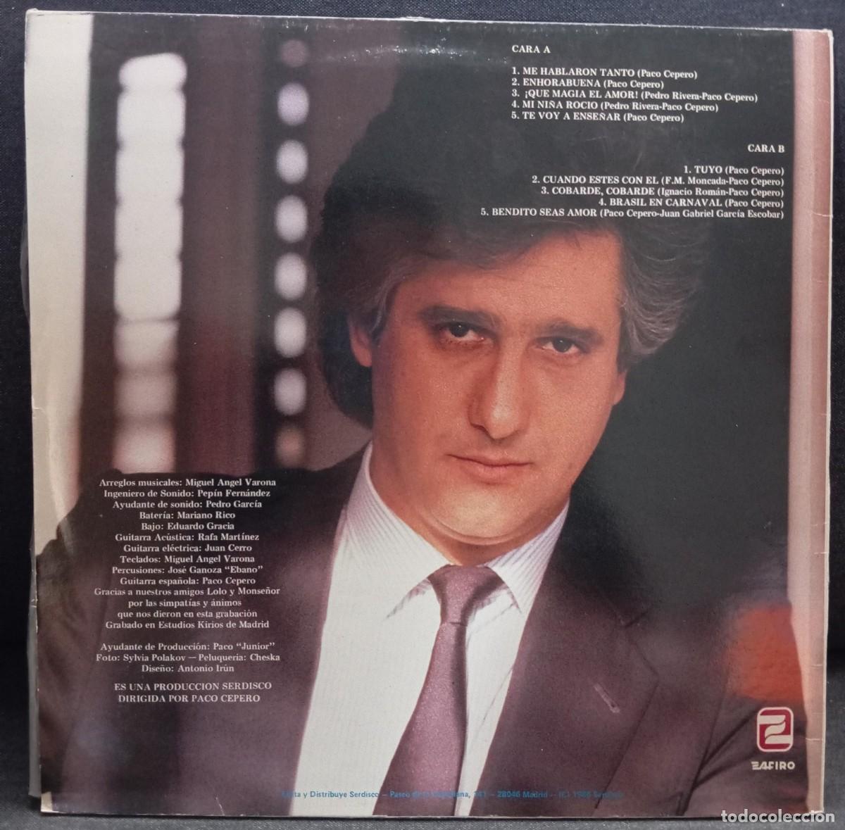 Discos de vinilo: CHIQUETETE - BOHEMIO EN EL AMOR - Foto 2