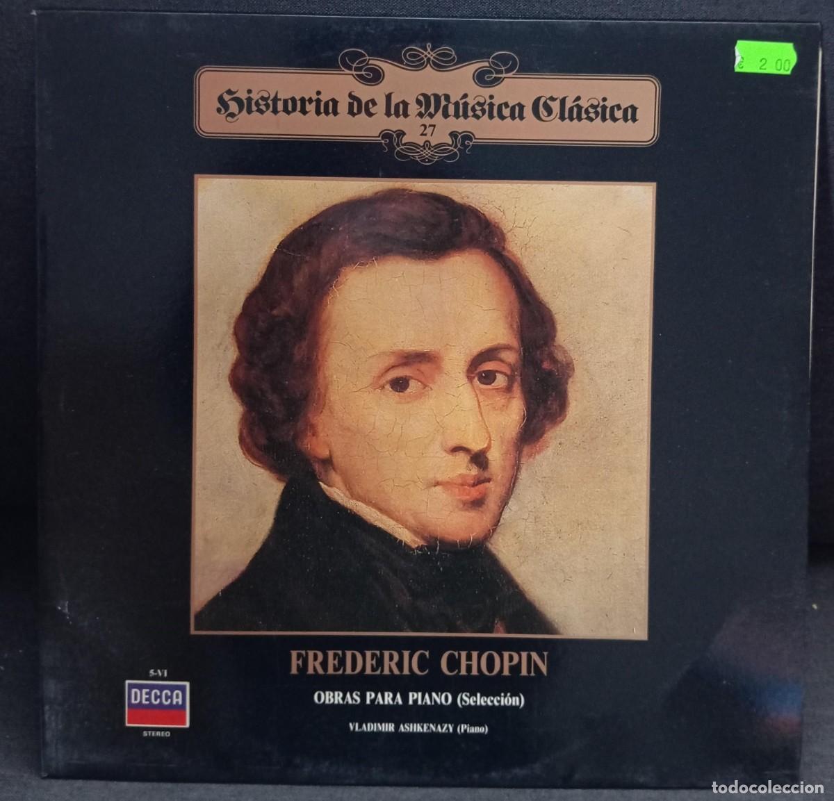 Discos de vinilo: VINILO FREDERIC CHOPIN - OBRAS PARA PIANO - Foto 1