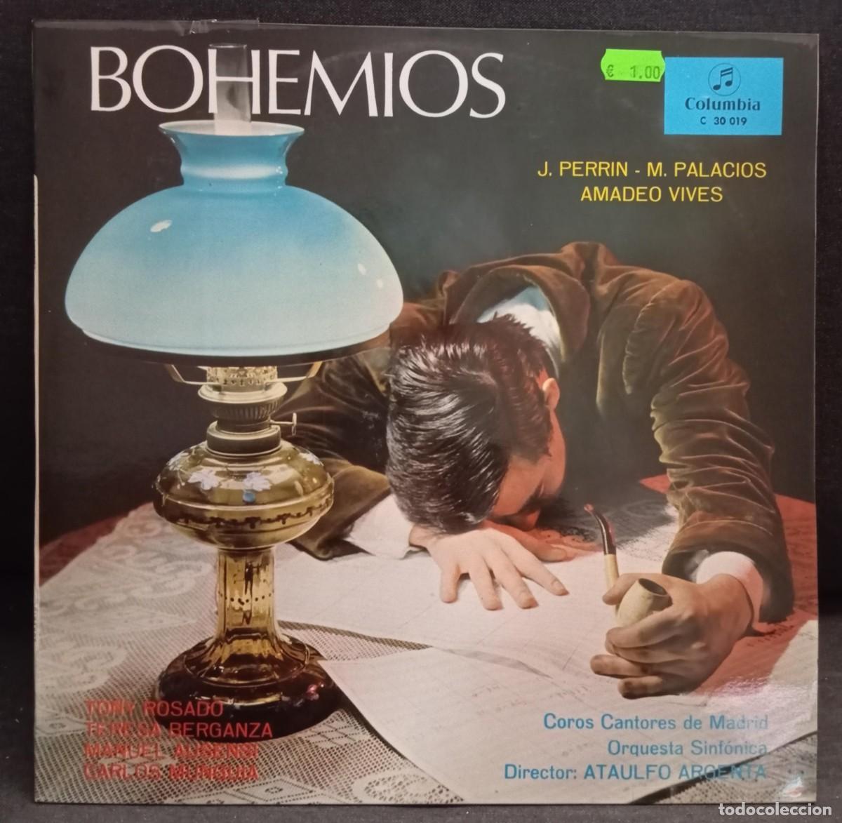 Discos de vinilo: VINILO COROS CANTORES DE MADRID - BOHEMIOS - Foto 1