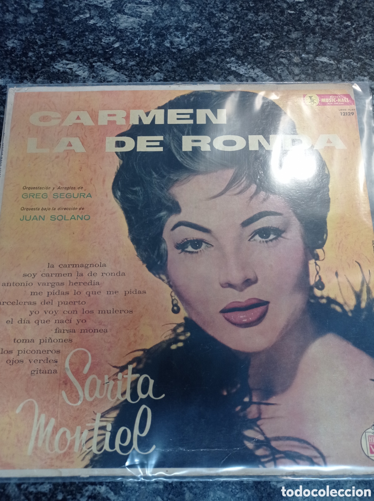 Discos de vinilo: LP de Sara Montiel edici&oacute;n argentina - Foto 1