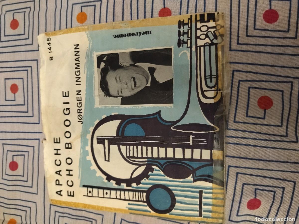 Discos de vinilo: J&oslash;rgen Ingmann &ndash; Apache / Echo Boogie, 1961 - Foto 2
