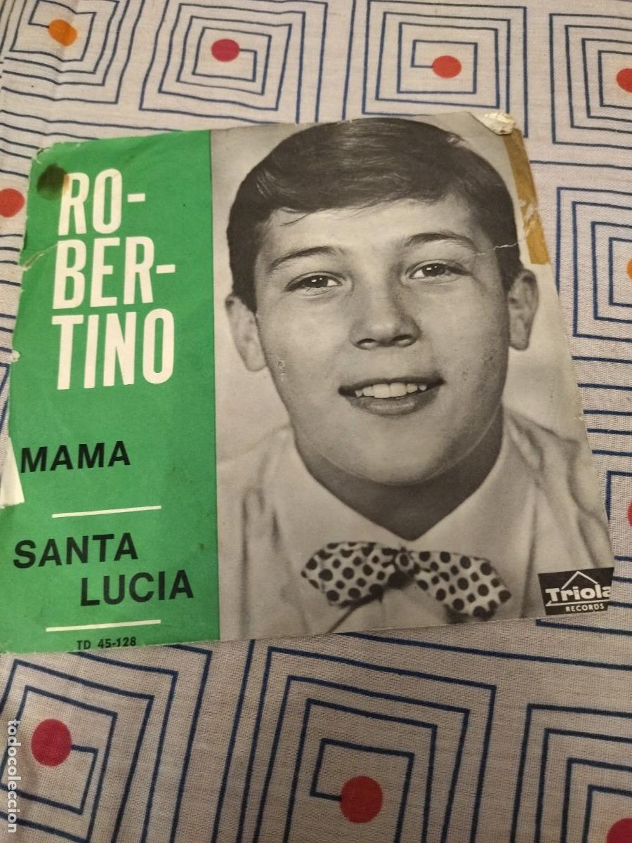 Discos de vinilo: Robertino &ndash; Mamma / Santa Lucia - Foto 1