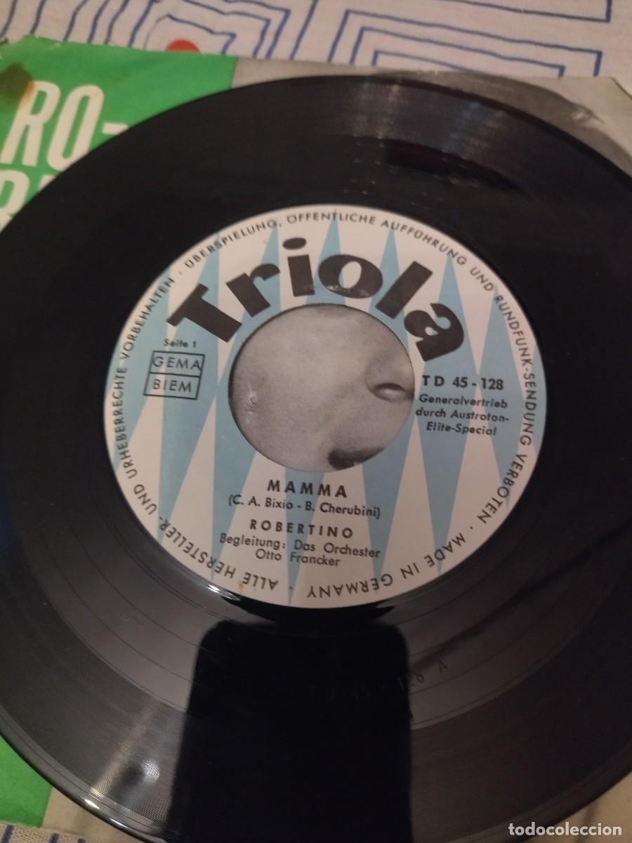 Discos de vinilo: Robertino &ndash; Mamma / Santa Lucia - Foto 4