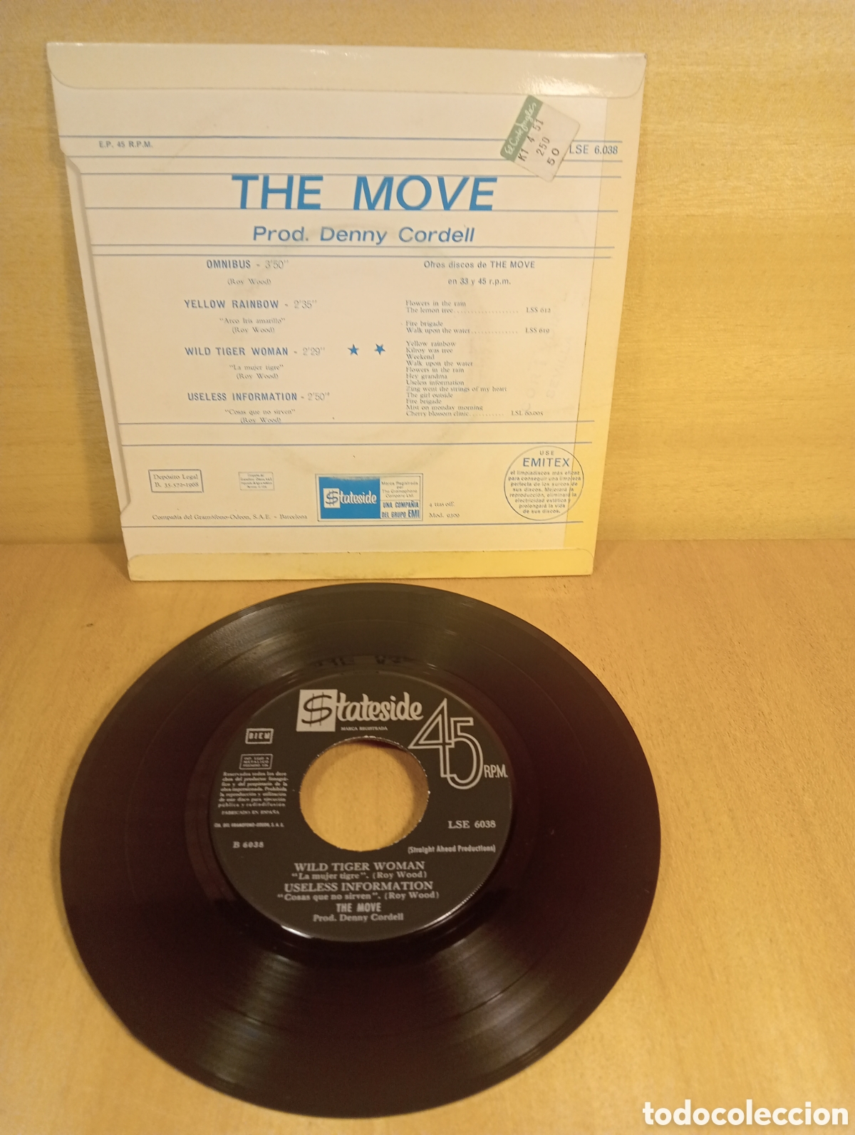 Discos de vinilo: The Move. Omnibus. A&ntilde;o 1968. - Foto 2
