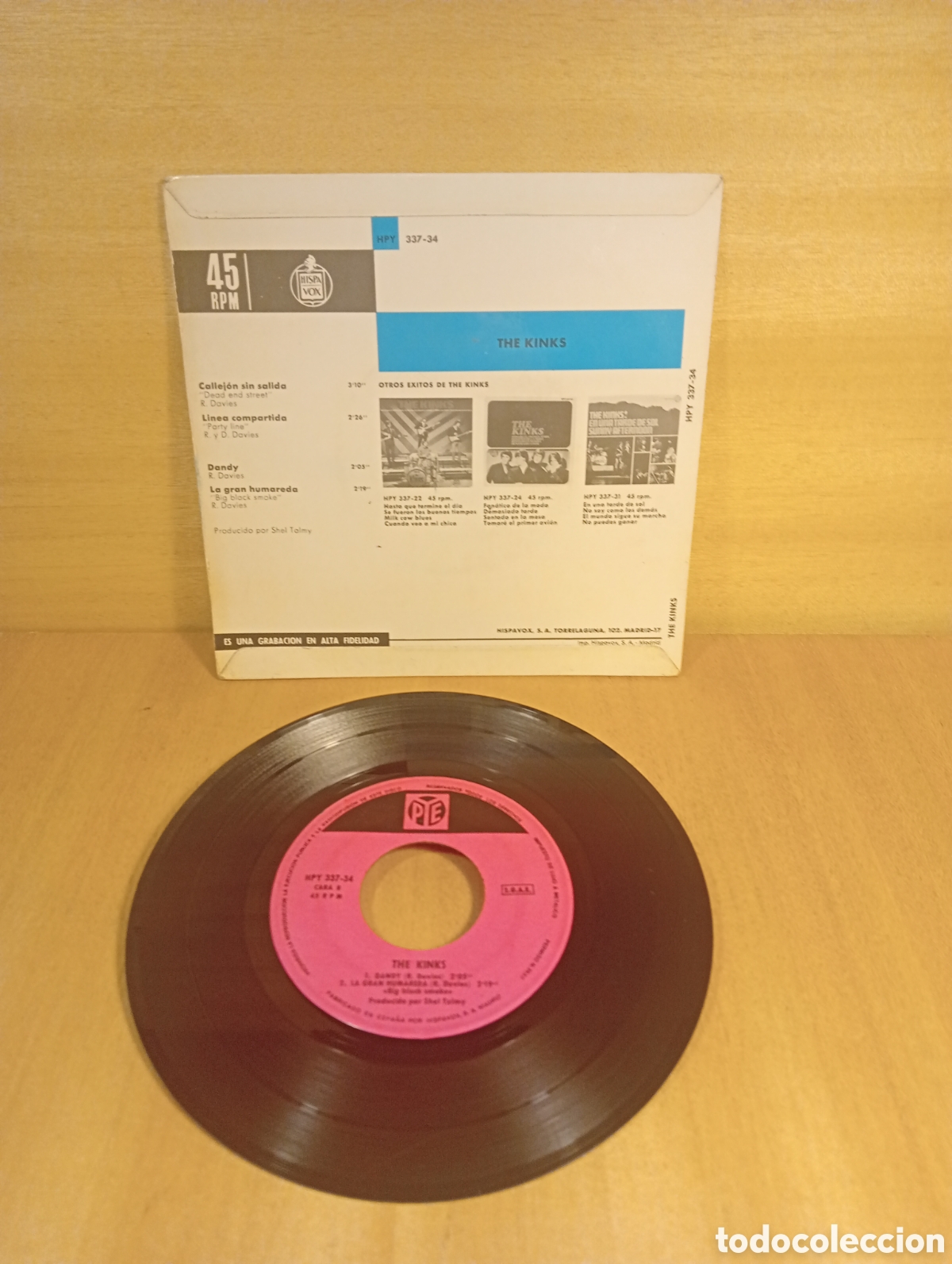 Discos de vinilo: The Kinks. Callej&oacute;n sin salida. Linea compartida. Etc. - Foto 2