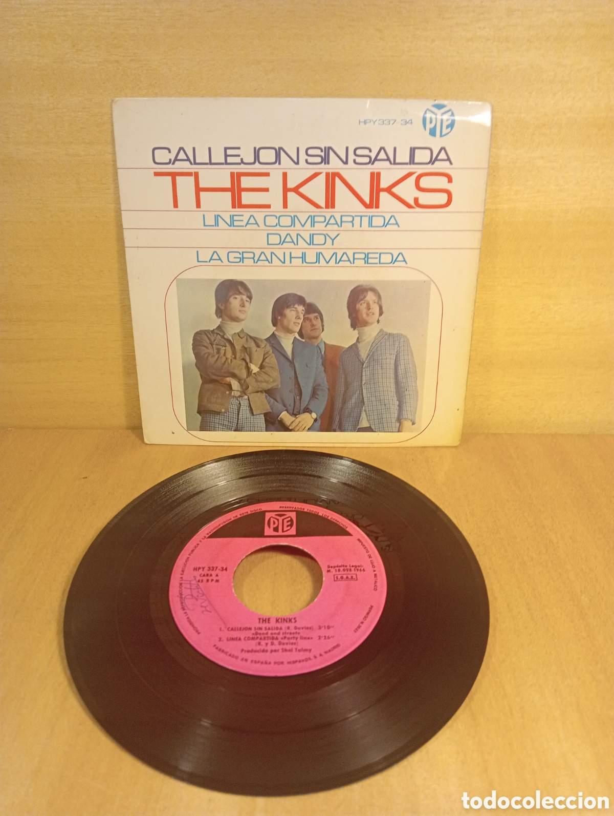 Discos de vinilo: The Kinks. Callej&oacute;n sin salida. Linea compartida. Etc. - Foto 1