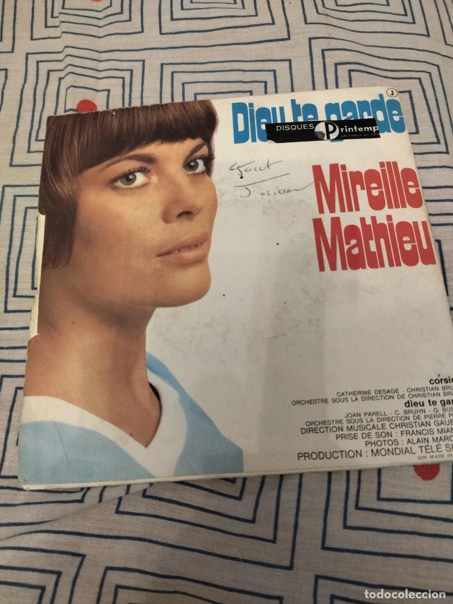 Discos de vinilo: MIREILLE MATHIEU - CORSICA / DIEU TE GARDE - Foto 2