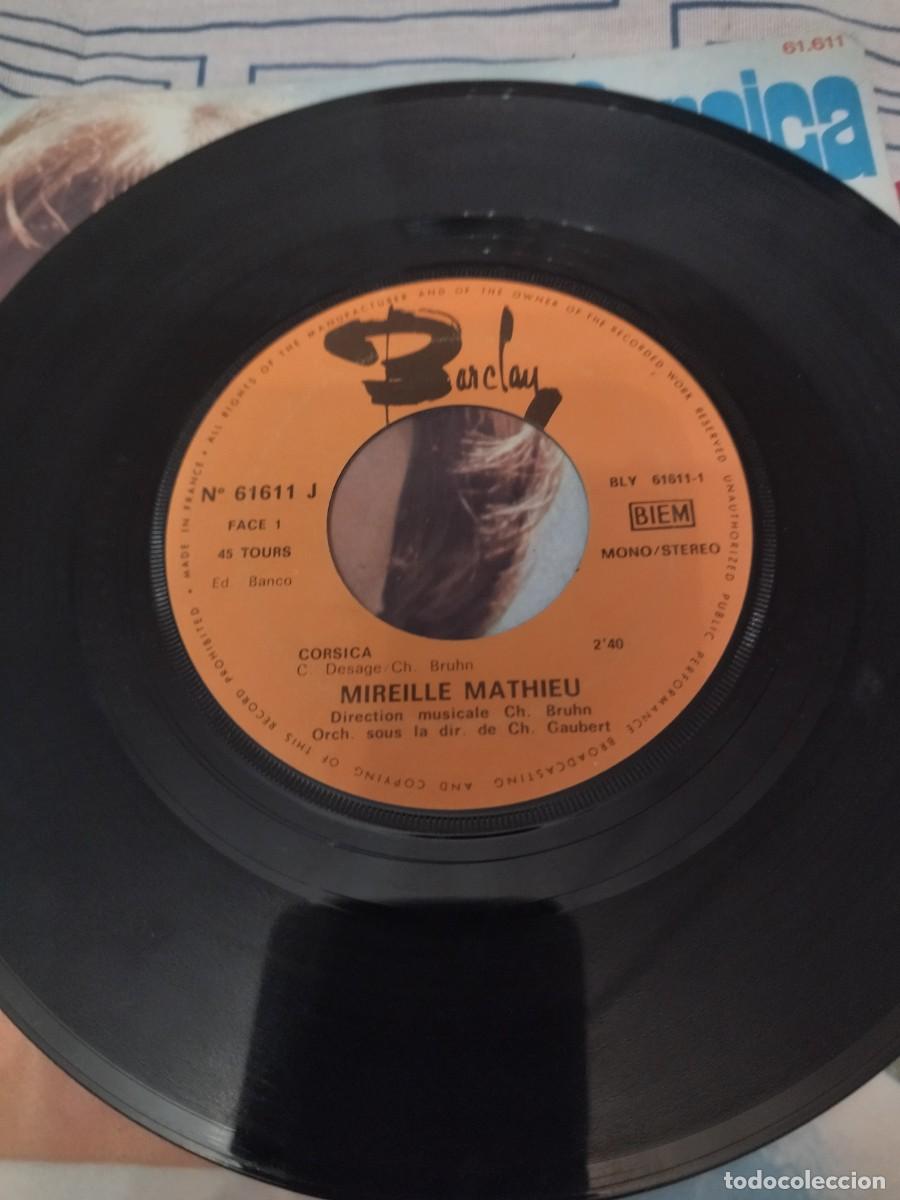 Discos de vinilo: MIREILLE MATHIEU - CORSICA / DIEU TE GARDE - Foto 4