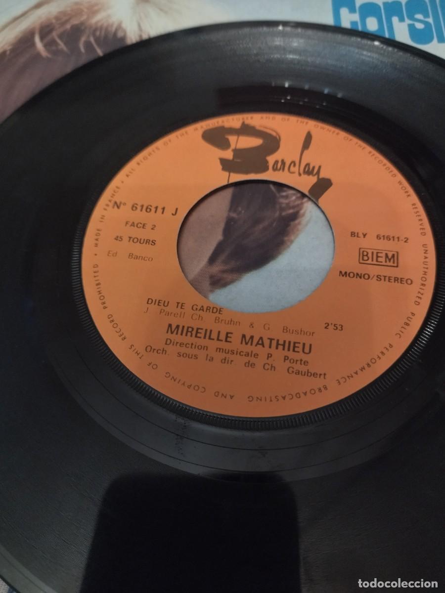 Discos de vinilo: MIREILLE MATHIEU - CORSICA / DIEU TE GARDE - Foto 5