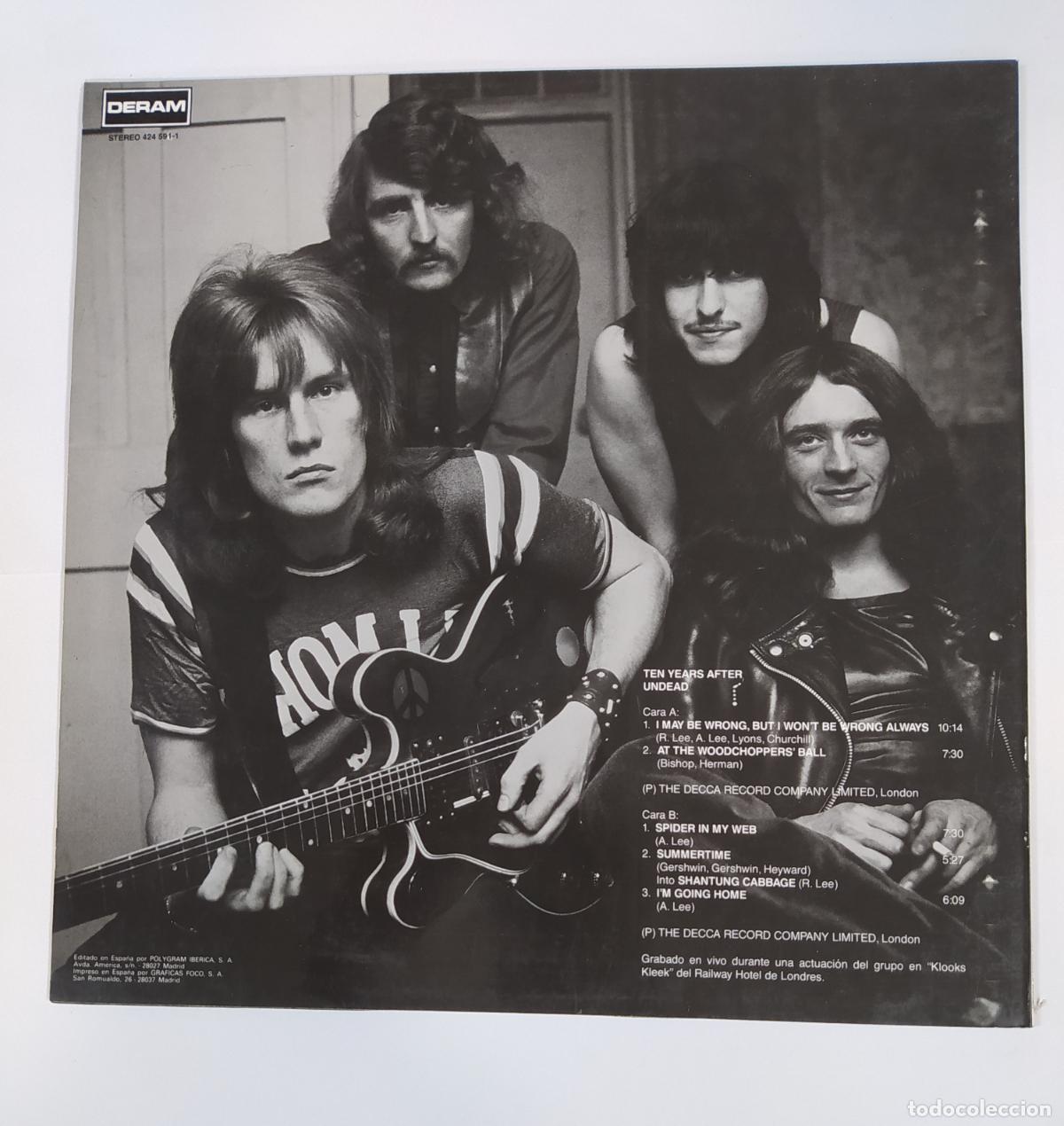 Discos de vinilo: Ten Years After - Undead. LP. TDKLP17 - Foto 2